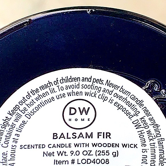 DW HOME CANDLE BALSAM FIR 🌲 SUTTON LODGE SCENTED NEW - Picture 4 of 4